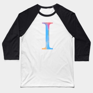 Sunrise Iota Letter Baseball T-Shirt